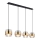 Globo - Chandelier on a string 4xE27/60W/230V black/brass