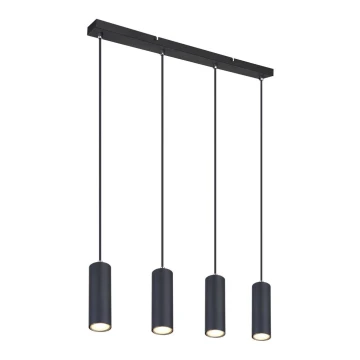 Globo - Chandelier on a string 4xGU10/35W/230V black