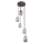 Globo - Crystal chandelier on a string 5xE14/40W/230V