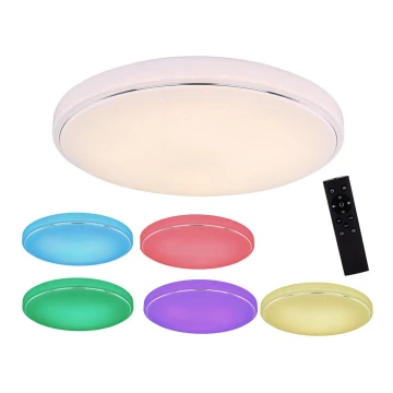 Globo - LED RGB Dimmable ceiling light LED/40W/230V + remote control