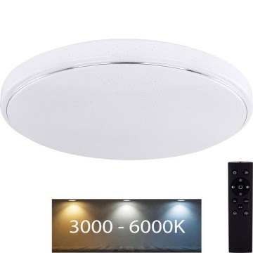 Globo - RGBW Dimmable ceiling light LED/40W/230V 3000-6000K+ remote control