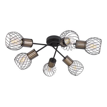 Globo - Surface-mounted chandelier 6xE27/40W/230V