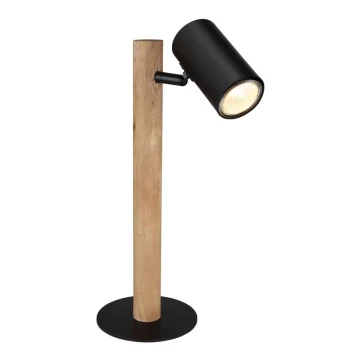 Globo - Table lamp 1xGU10/5W/230V wood/metal