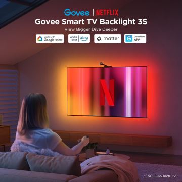 Govee - Backlight 3S Netflix TV 55-65" SMART LED backlight RGBICW Wi-Fi + remote control