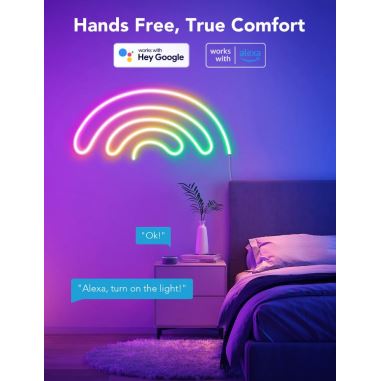 Govee - Neon SMART bendable LED strip - RGBIC - 3m Wi-Fi IP67