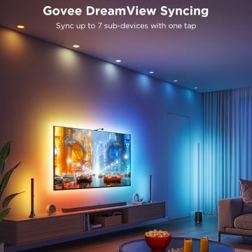 Govee - SET 2x Backlight TV 55-65" SMART LED backlight RGBICW Wi-Fi