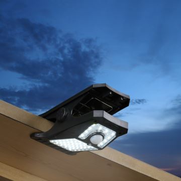 Grundig - LED Solar light with a sensor CLIP-ON LED/9W/3,7V IP44