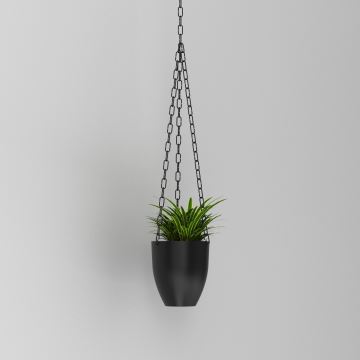 Hanging flowerpot 155x17 cm black