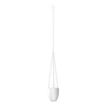 Hanging flowerpot 155x17 cm white