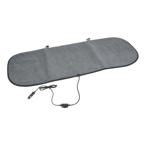 Heated rear seat cover with a thermostat 12V grey