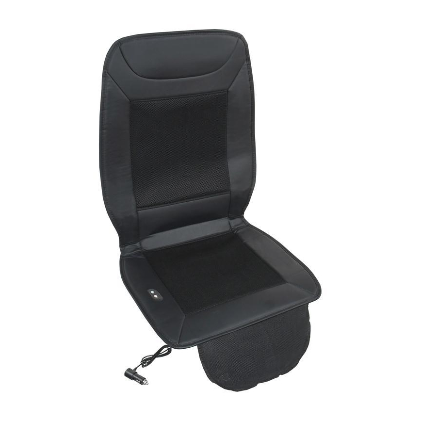 Heated seat cover with ventilation 18W/12V black