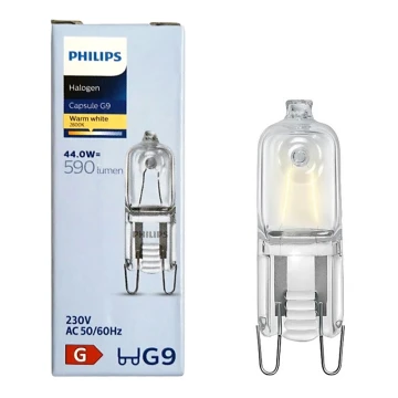 Heavy-duty bulb Philips G9/44W/230V 2800K