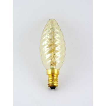 Heavy-duty decorative dimmable bulb VINTAGE C35 E14/40W/230V 2000K