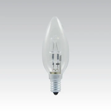 Heavy-duty halogen bulb CLASSIC B35 E14/18W/240V 2800K