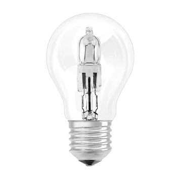 Heavy-duty halogen bulb E27/53W/230V clear 2800K