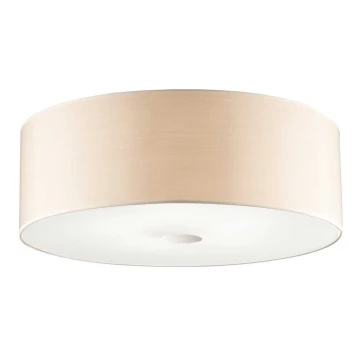 Ideal Lux - Ceiling light WOODY 5xE27/60W/230V d. 60 cm beige