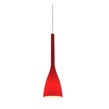 Ideal Lux - Chandelier 1xE14/40W/230V red