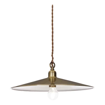 Ideal Lux - Chandelier on a string CANTINA 1xE27/42W/230V d. 35 cm brass
