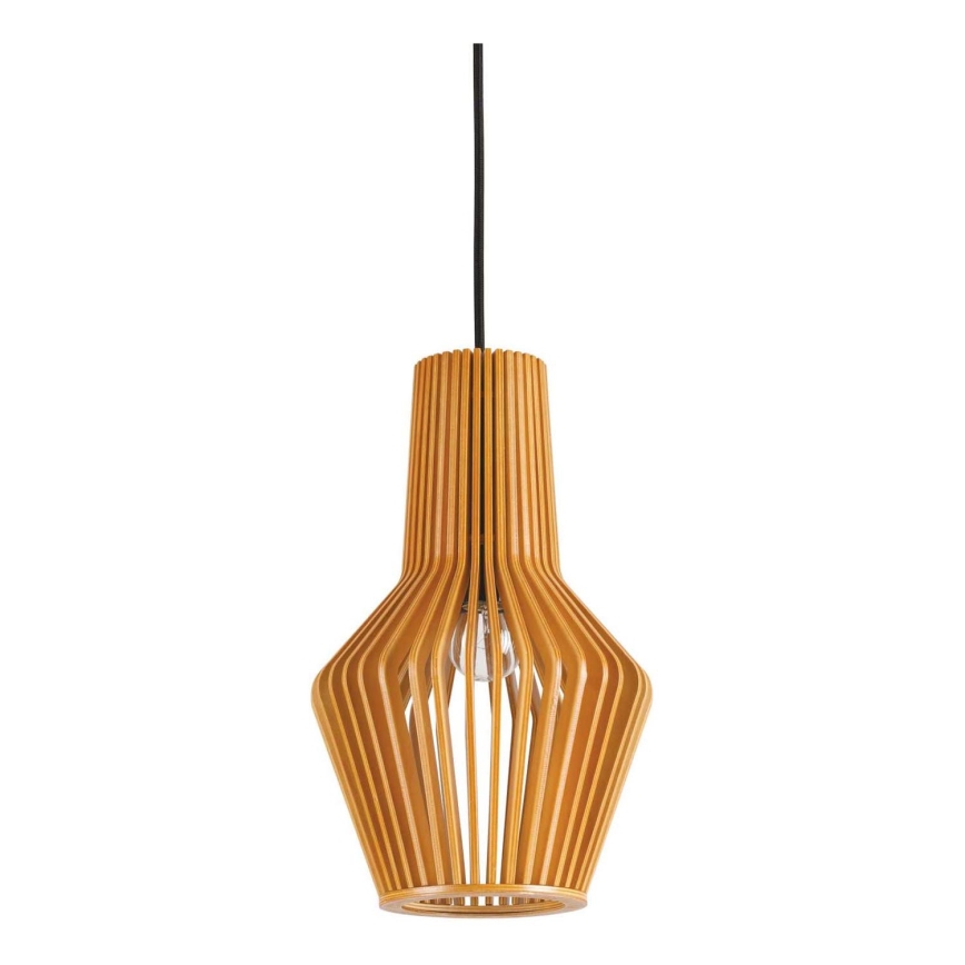 Ideal Lux - Chandelier on a string CITRUS 1xE27/60W/230V plywood