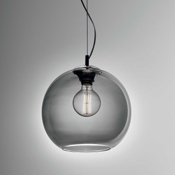 Ideal Lux - Chandelier on a string NEMO 1xE27/60W/230V grey