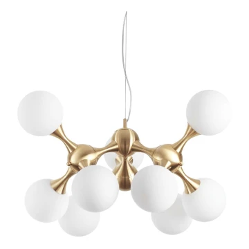 Ideal Lux - Chandelier on a string NODI 9xE14/28W/230V brass