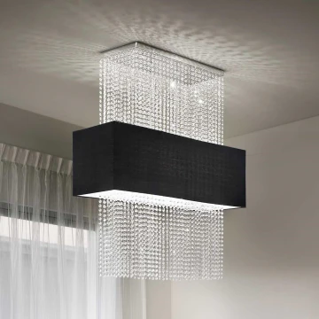 Ideal Lux - Crystal ceiling light PHOENIX 5xE27/60W/230V
