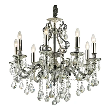 Ideal Lux - Crystal chandelier 8xE14/40W/230V