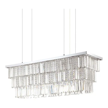 Ideal Lux - Crystal chandelier on a string MARTINEZ 8xE14/40W/230V