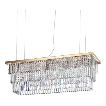 Ideal Lux – Crystal Chandelier on a string MARTINEZ 8×E14/40W/230V