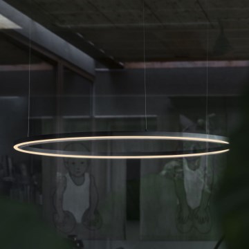 Ideal Lux - LED Chandelier on a string ORACLE LED/89W/230V d. 150 cm black