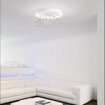 Ideal Lux - LED Dimmable surface-mounted chandelier ARMONY LED/77W/230V d. 75 cm