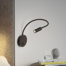 Ideal Lux - LED Flexible small lamp FOCUS LED/3,5W/230V CRI 90 black