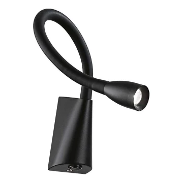 Ideal Lux - LED Flexible small lamp GOOSE LED/3W/230V black