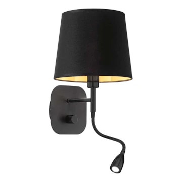 Ideal Lux - LED Flexible wall lamp NORDIK 1xE14/40W + LED/1,5W/230V