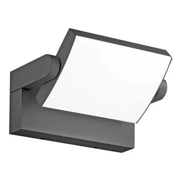 Ideal Lux - LED Outdoor wall light SWIPE LED/20,5W/230V IP54 anthracite