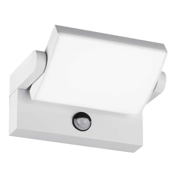 Ideal Lux - LED Outdoor wall light with a sensor SWIPE LED/20,5W/230V IP54 white