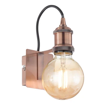 Ideal Lux - Wall lamp FRIDA 1xE27/60W/230V copper