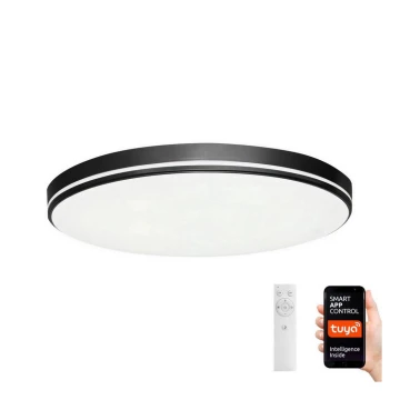 Immax NEO 07148-B51 - LED Dimmable ceiling light NEO LITE AREAS LED/48W/230V Tuya Wi-Fi black + remote control