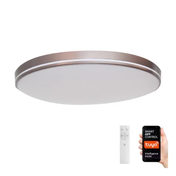 Immax NEO 07150-C51 - LED Dimmable ceiling light NEO LITE AREAS LED/48W/230V Tuya Wi-Fi brown + remote control