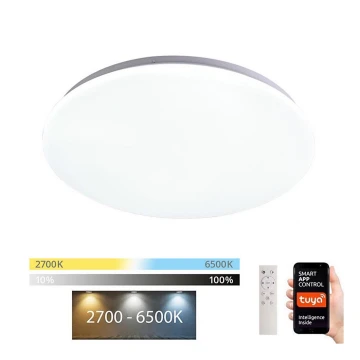 Immax NEO 07156-38 - LED Dimmable ceiling light ANCORA LED/24W/230V 2700-6500K Wi-Fi +remote control Tuya