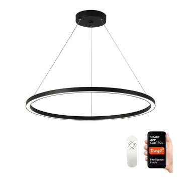 Immax NEO 07158-B80 - LED Dimmable chandelier on a string FINO LED/60W/230V Tuya black + remote control