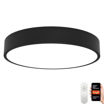 Immax NEO 07203L-LED Dimmable ceiling light RONDATE 65W/230V 3000-6000K Tuya black + remote control