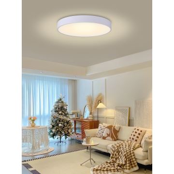 Immax NEO 07207L-LED Dimmable ceiling light RONDATE 65W/230V 3000-6000K Tuya white + remote control