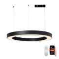 Immax NEO 07211L - LED Dimmable chandelier on a string PASTEL LED/68W/230V 2700-6500K Tuya black + remote control