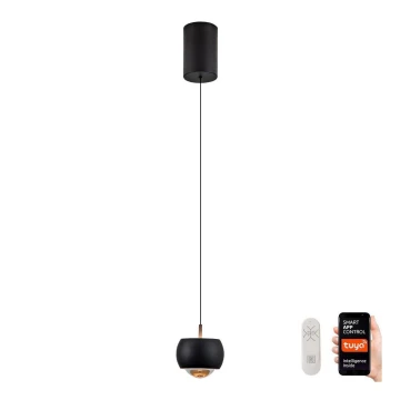 Immax NEO 07219L - LED Dimmable chandelier on a string DORMINE LED/6W/230V matte black Tuya + remote control