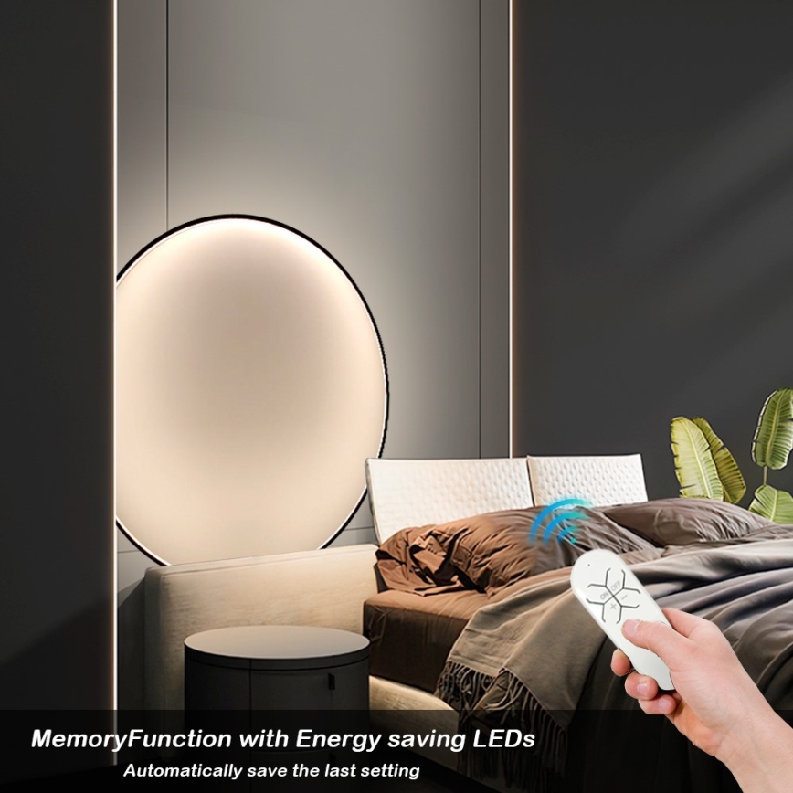 Immax NEO 07245-120 - LED Dimmable wall light FINO LED/70W/230V 120 cm Tuya + remote control