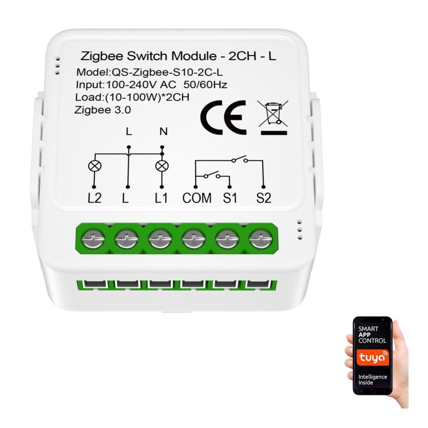 Immax NEO 07572L - Smart controller NEO LITE V8 2-button Tuya