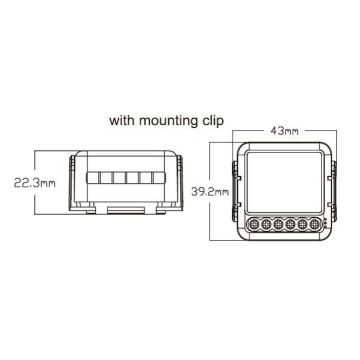 Immax NEO 07572L - Smart controller NEO LITE V8 2-button Tuya