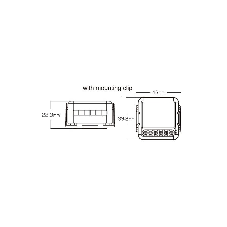 Immax NEO 07572L - Smart controller NEO LITE V8 2-button Tuya