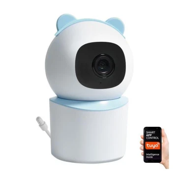 Immax NEO 07788L - Smart camera with sensor 355° 50° P/T 4MP Wi-Fi Tuya blue
